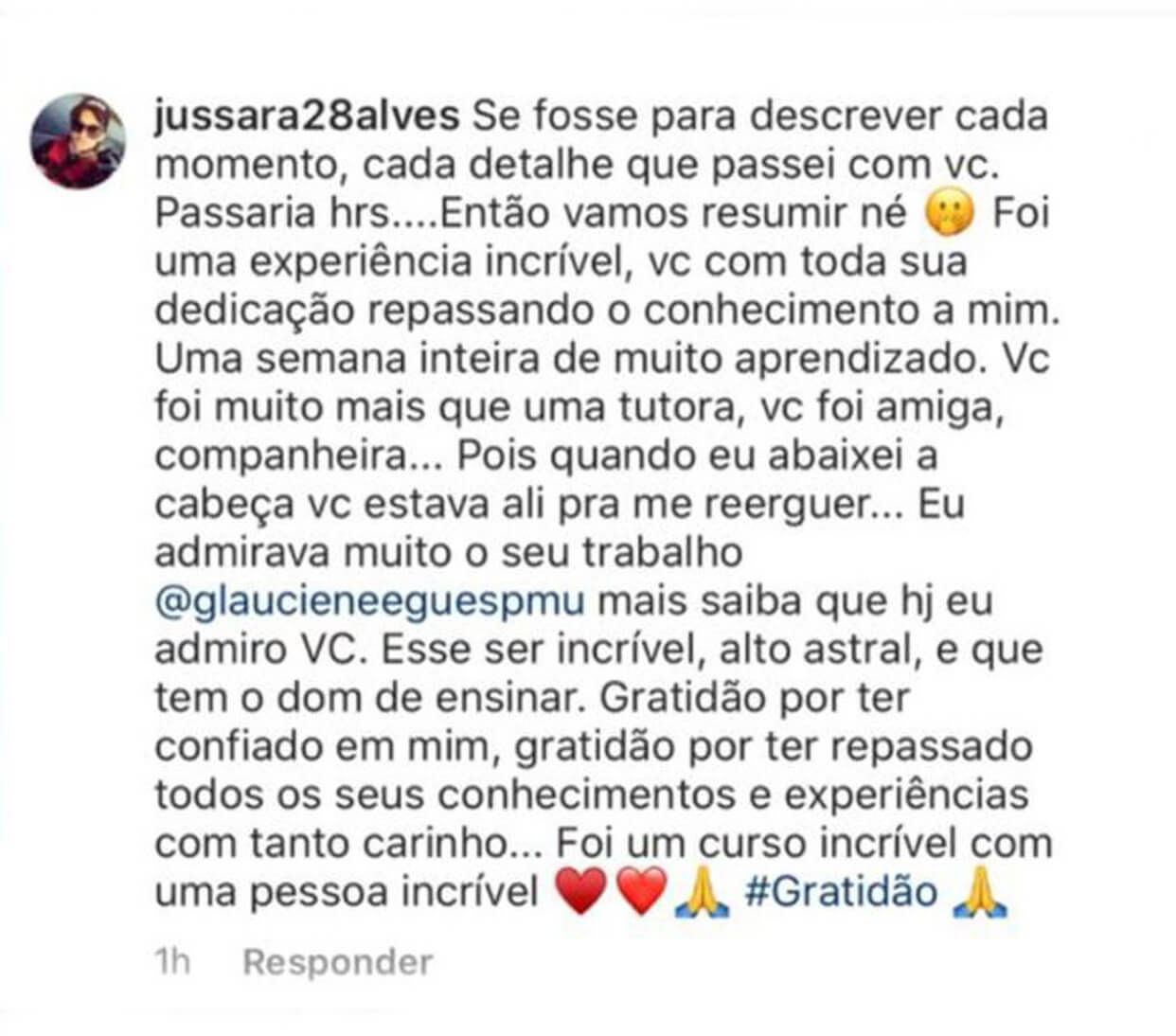 Depoimento de cliente